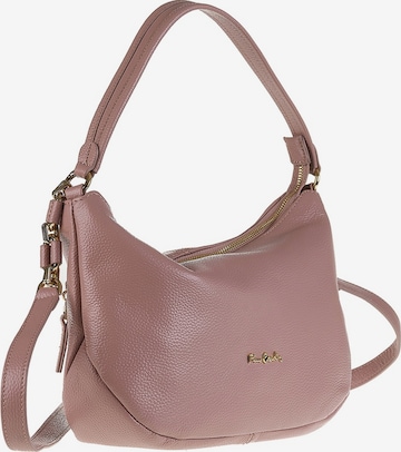 Sac bandoulière PIERRE CARDIN en rose : devant
