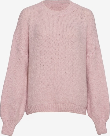 Lilavie Strickpullover ' Peggii ' in Pink: Vorderseite