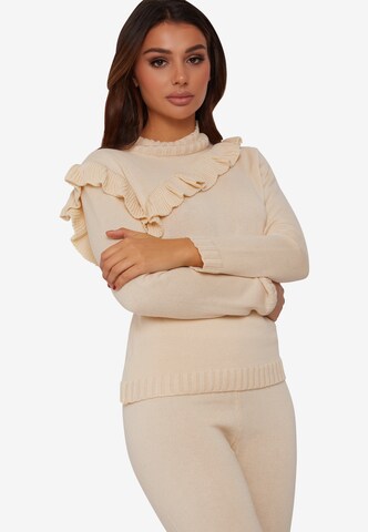 Chi Chi London Loungewear in Beige