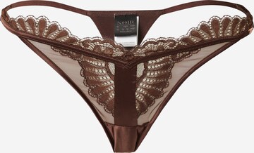 String 'Indigo' Hunkemöller en marron : devant