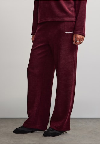 Wide leg Pantaloni 'Noli' di Pegador in rosso