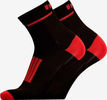 UphillSport Athletic Socks 'FRONT' in Red: front