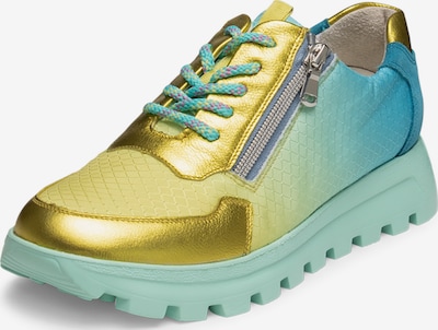 VITAFORM Sneaker in 36 in türkis / gelb / gold / mint, Produktansicht