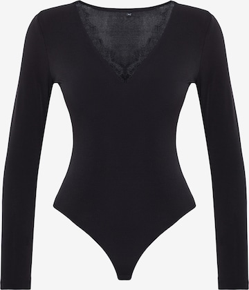 Trendyol Боди-футболка в Черный: спереди