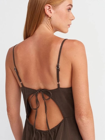 Dilvin Dress in Brown