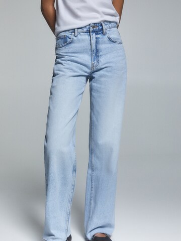 Pull&Bear Loosefit Jeans in Blau: predná strana