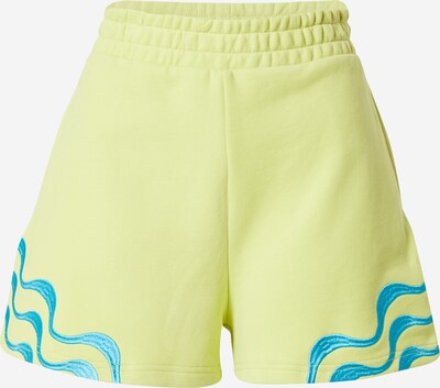 The Wolf Gang Shorts 'VELA' in neonblau / apfel, Produktansicht