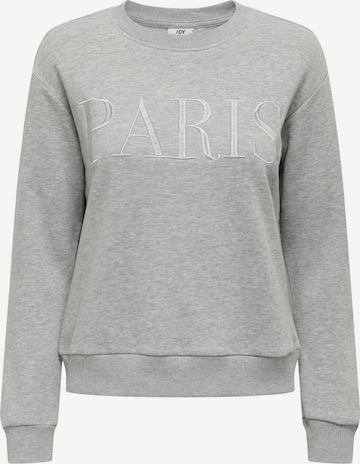 JDY Sweatshirt in Grey: front