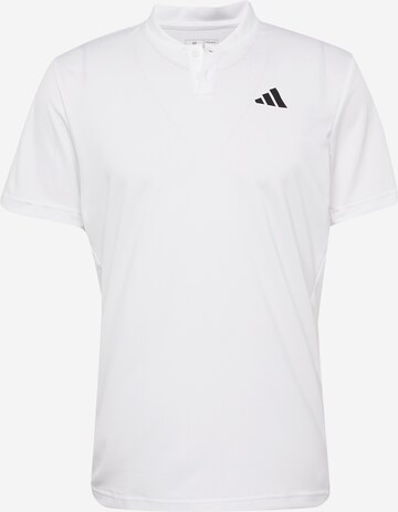 ADIDAS PERFORMANCE - Camiseta funcional 'Club Henley' en blanco: frente