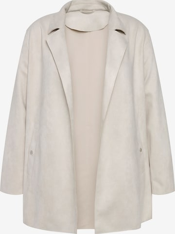 Ulla Popken Blazers in Beige: voorkant