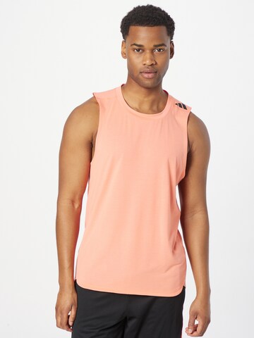 ADIDAS PERFORMANCE Funkční tričko 'Designed For Training Workout' – oranžová: přední strana