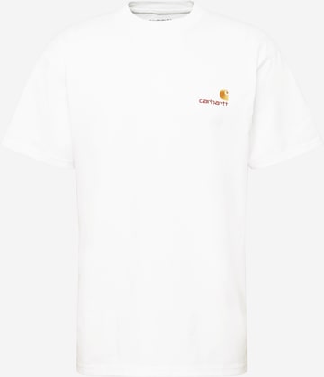 Carhartt WIP - Camisa 'American' em branco: frente