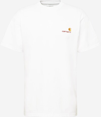 Carhartt WIP Tričko 'American' - zlatá / tmavočervená / biela, Produkt