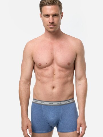 Nur Der Boxershorts 'Retro' in Blauw: voorkant