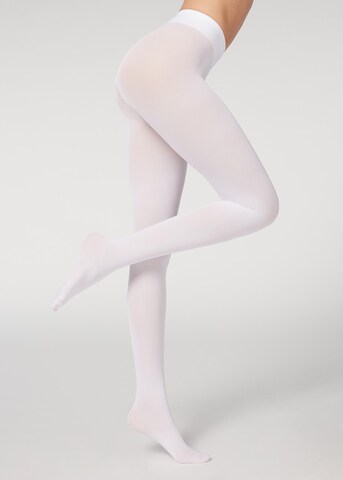 CALZEDONIA Tights 'Soft Comfort' in White: front