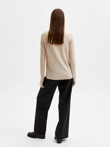 SELECTED FEMME Pullover 'LYDIA' in Beige