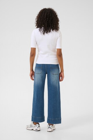 Kaffe Loose fit Jeans 'KAAmelia' in Blue