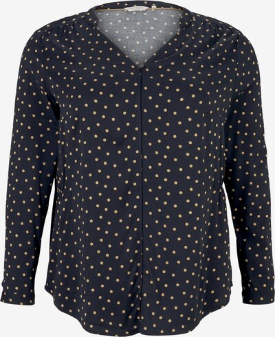 MY TRUE ME Bluse in navy / gelb, Produktansicht