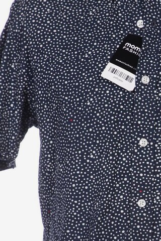 Obey Button Up Shirt in M in Blue