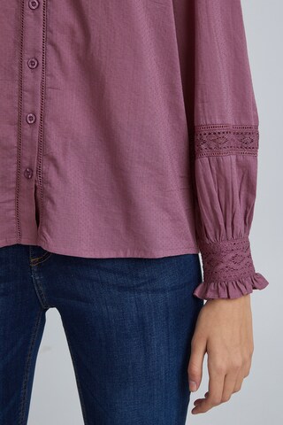 b.young bluse in Lila