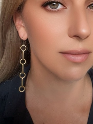 Gloria Mago Ohrringe '4ForU Gold Plated Earring'‌ in Gold