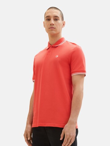 TOM TAILOR DENIM Poloshirt in Rot