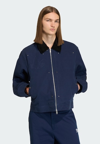 ADIDAS ORIGINALS Between-Season Jacket 'Premium Essentials' in Blue: front