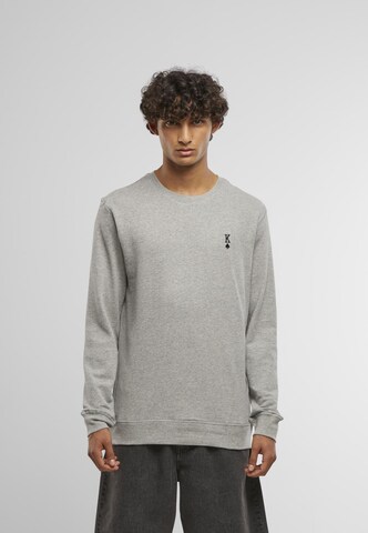 Felpa 'King' di Mister Tee in grigio: frontale