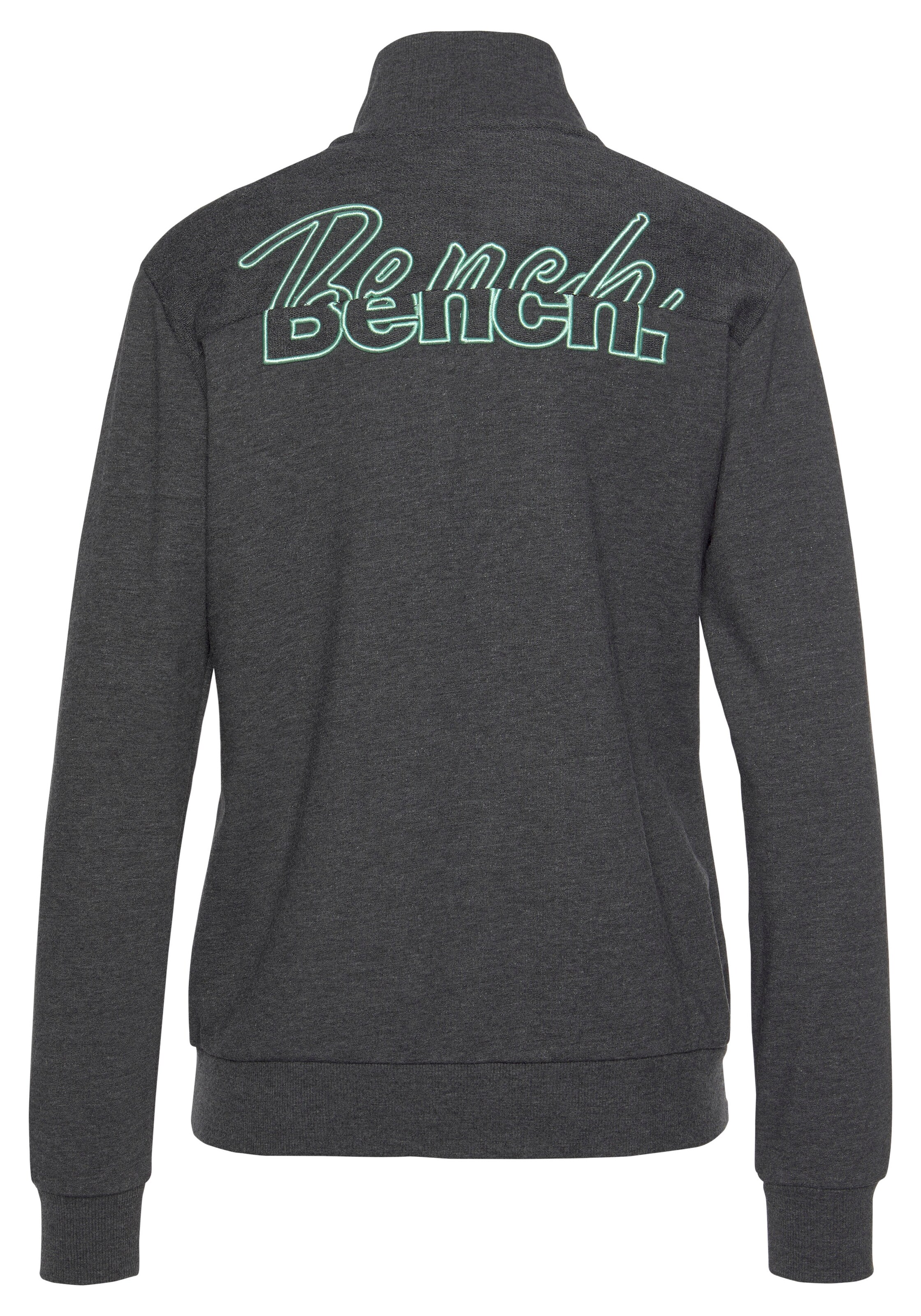 BENCH Sweatjacke in Grau