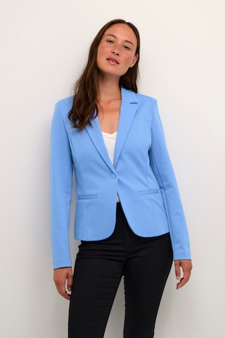 Blazer 'Jenny' Kaffe en bleu : devant