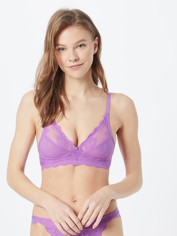 TRIUMPH Push-up BH 'Amourette 300 Summer' in Lila: voorkant