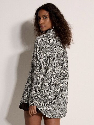 Chemisier ' ' Apricot en noir