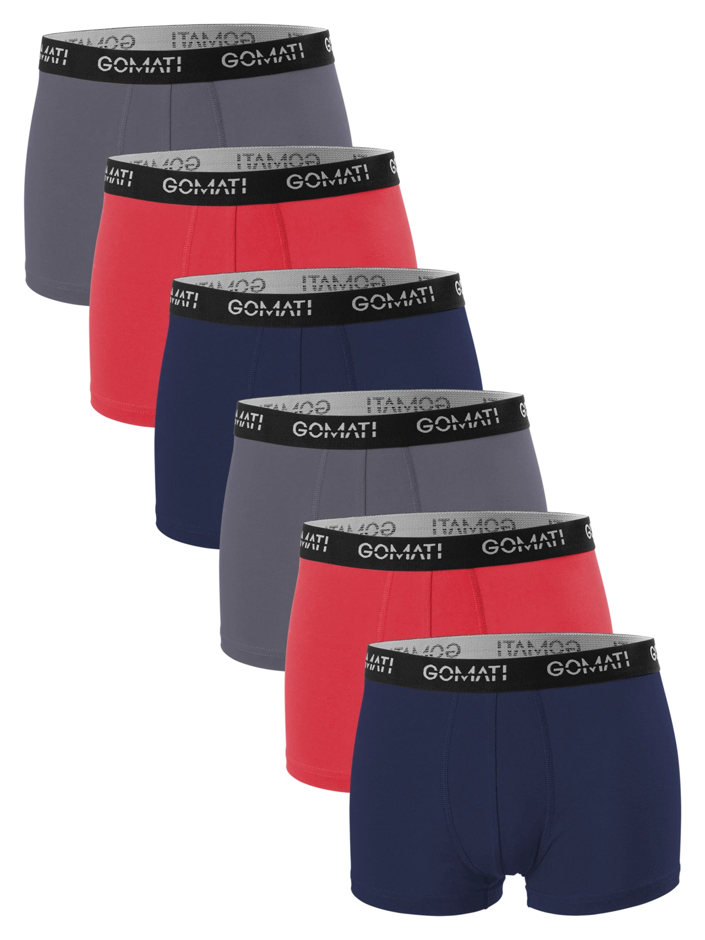 Gomati Boxer shorts 'Cotton Comfort' in Blue: front