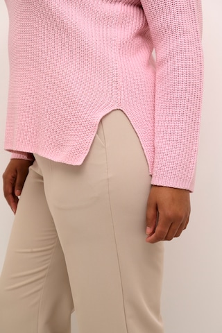 Pull-over KAFFE CURVE en rose