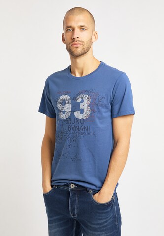 BRUNO BANANI T-Shirt 'Smith' in Blau: predná strana