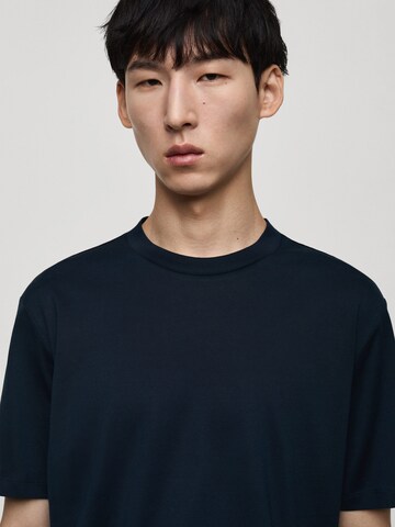 MANGO MAN T-shirt 'BELLOW' i blå