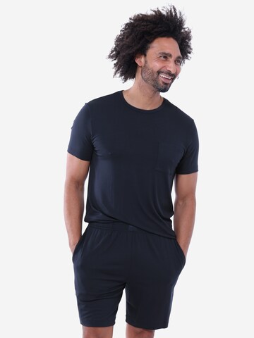 Mey Pajama short 'Jefferson' in Blue