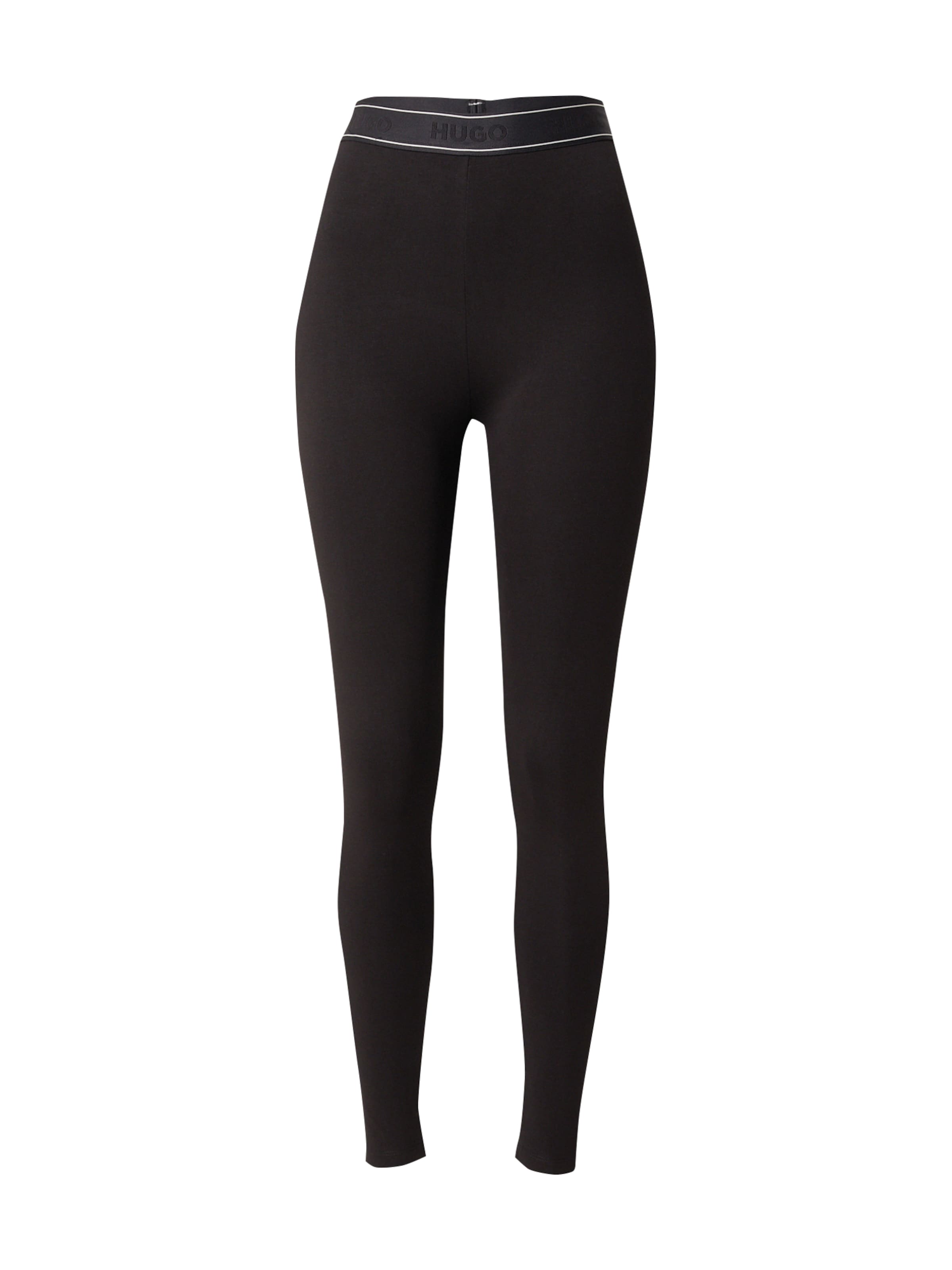 HUGO Skinny Leggings 'Classic' in Zwart: voorkant