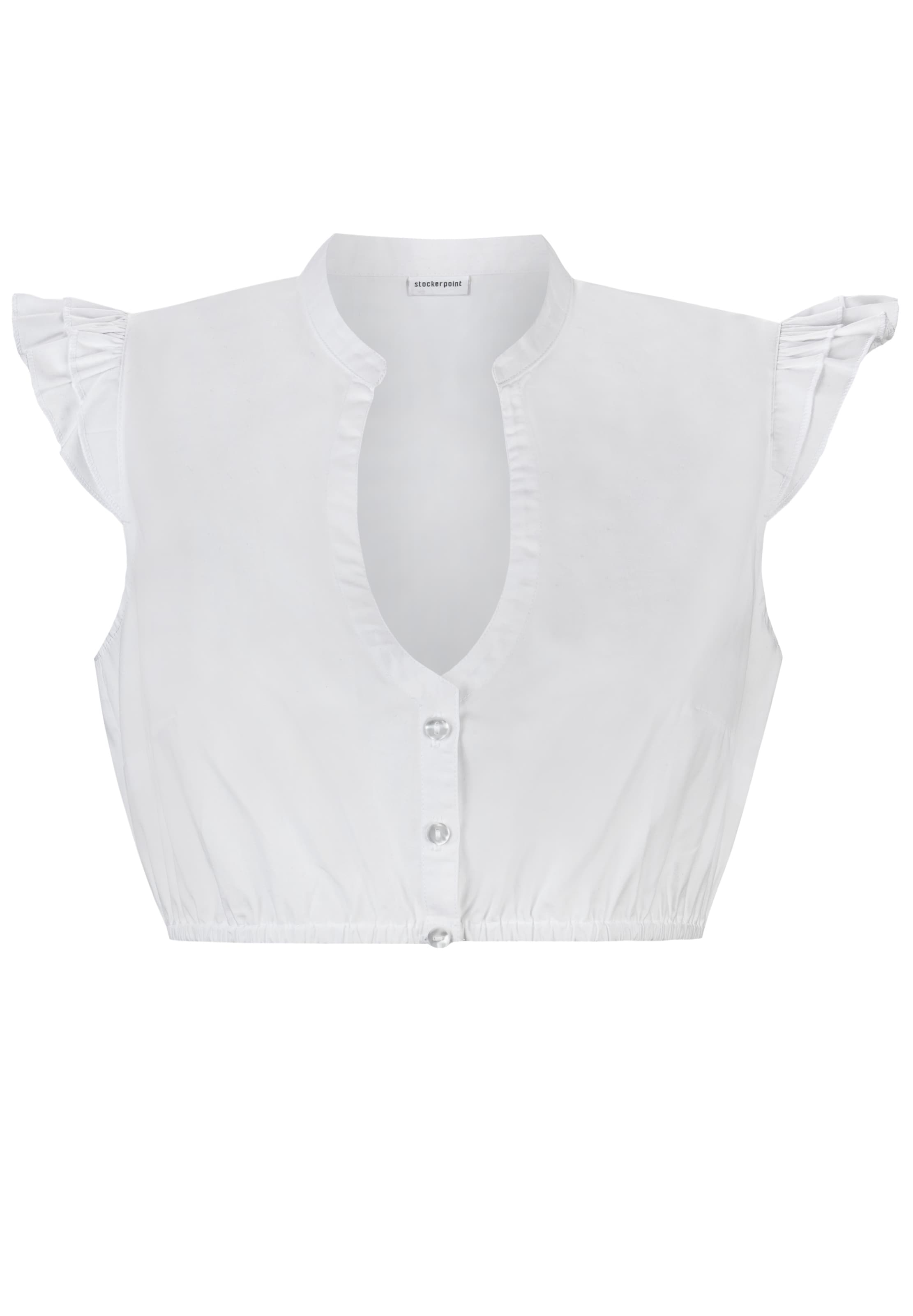 STOCKERPOINT Traditional blouse ' Liza' in White: front