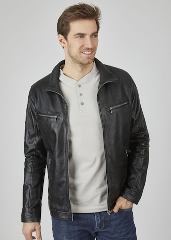 bugatti Between-Season Jacket in Black: front