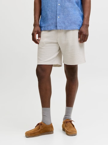 Loosefit Pantalon 'JPSTKarl May' JACK & JONES en blanc : devant