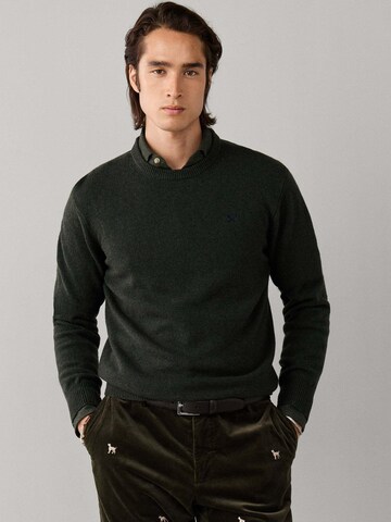 Hackett London Sweater in Green: front