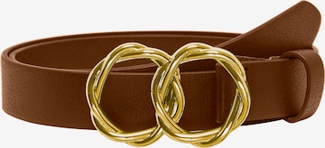 Ceinture 'ONLRASMILLA' ONLY en marron : devant