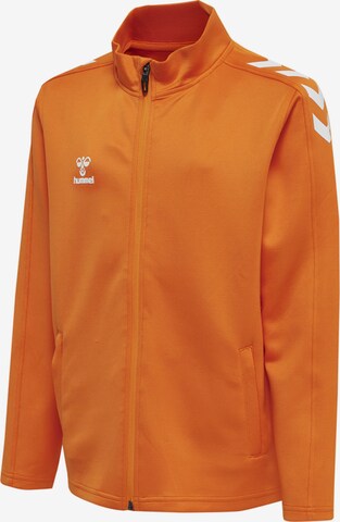 Veste de survêtement 'Core Xk Poly' Hummel en orange