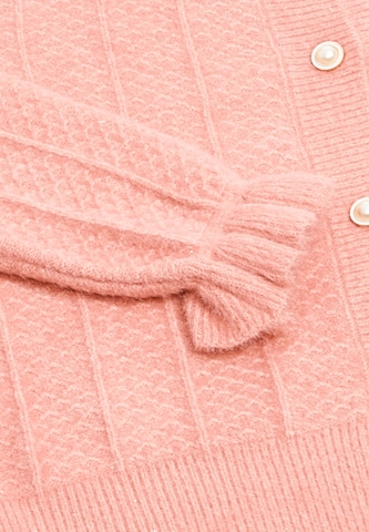 NALLY Knit Cardigan in Pink