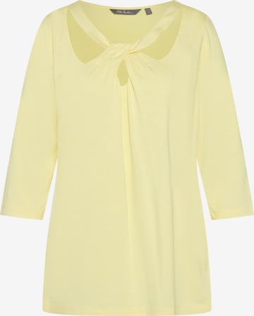 T-shirt Ulla Popken en jaune : devant