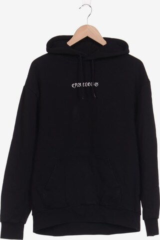 H&M Sweatshirt & Zip-Up Hoodie in L in Black: front