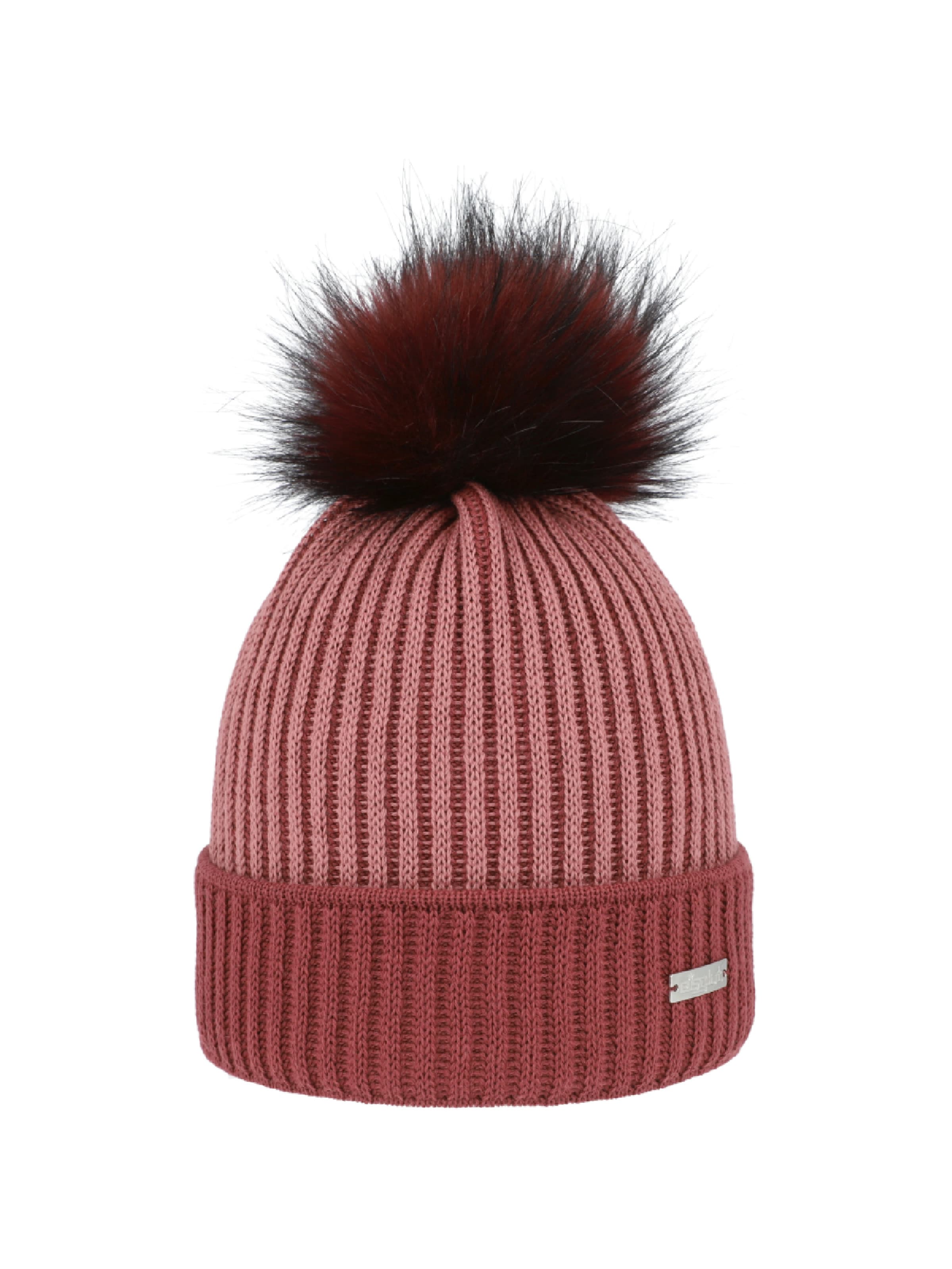 Bonnet 'Ornellal Merino' Eisglut en rose : devant