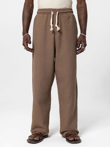 VAMOS CLO Comfort fit Sweatsuit 'Azalea' in Brown