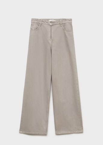 MANGO Wide Leg Jeans 'Hunter' in Grau
